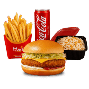 CHICKEN CHEESE BURGER MENU